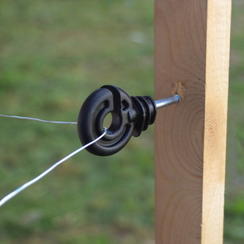 Кольцевой (угловой) изолятор на деревянные стойки для электроизгороди