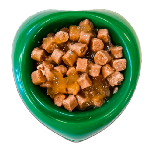 Полнорационный консервированный влажный премиум корм Satatera для собак - сочные кусочки в желе с индейкой (200 г)