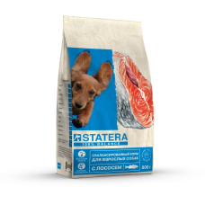 Премиальный сухой корм Statera для взрослых собак с лососем и рисом (800 г)