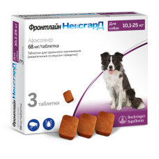 Фронтлайн НексгарД L таблетки жевательные для собак весом от 10 до 25 кг (3 таблетки)