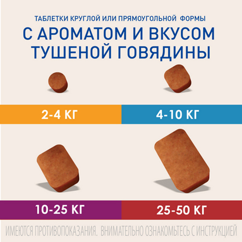 Фронтлайн НексгарД M таблетки жевательные для собак весом от 4 до 10 кг (3 таблетки)