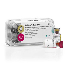 Вакцина Нобивак Myxo-RHD для кроликов, флакон 1 мл + растворитель