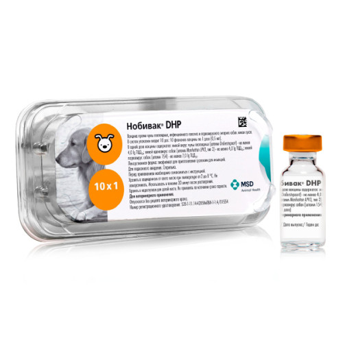 Вакцина Нобивак DHP, доза, 1 флакон