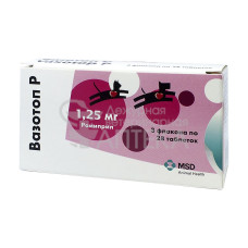 Вазотоп Р, 1.25 мг, уп. 28 таблеток