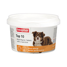 Beaphar Тор 10 Multi Vitamin мультивитамины для собак, уп. 180 таблеток