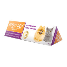 Дирофен паста, 60 для взрослых собак и кошек, уп. 10 мл