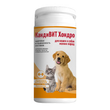 КандиВИТ Хондро, витамины для кошек и собак мелких пород, уп. 50 таблеток