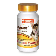 Юнитабс, Юниор Комплекс витамины для щенков, уп. 100 таблеток