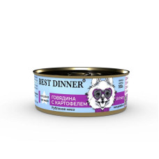 Бест Диннер Urinary Exclusive Vet Profi консервы для собак, говядина и картофель, 100 г