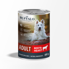 Mr.Buffalo Влажный корм консервы для собак, говядина и сердце, 400 г