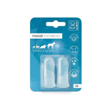 M-PETS Зубная щетка-напальчник 360 градусов, 2 шт. в упаковке