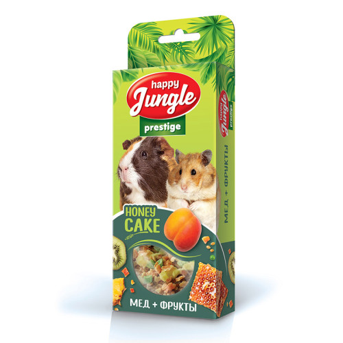 Корзинки Престиж Happy Jungle для грызунов мед+фрукты, 3 шт.