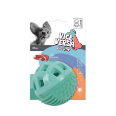 M-PETS Мяч Vice Versa (Вайс Верса) для собаки с запахом говядины для лакомств, диаметр 8.38 см