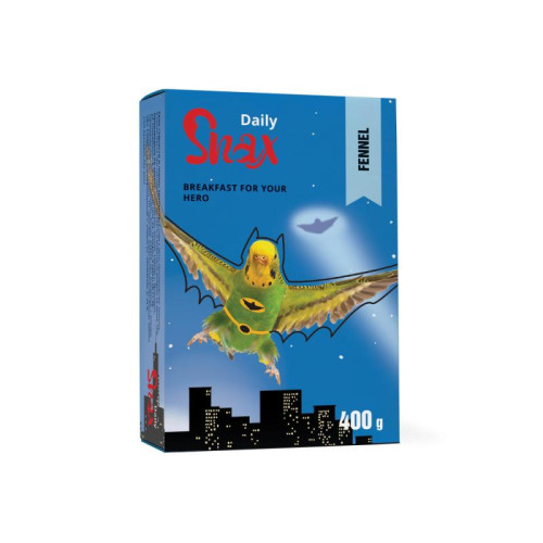 Корм Snax Daily для волнистых попугаев, 400 г