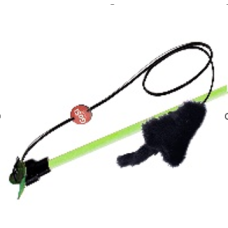 Дразнилка-Удочка GoSi для кошек Мышь норка, палочка 150 см