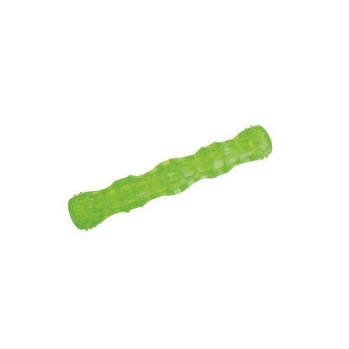 M-PETS Палка-пищалка Squeaky Stick для собак, 27,3х 5 см, цвет зеленый