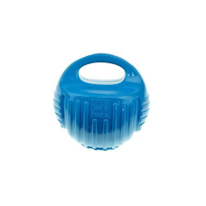 M-PETS Игрушка для собак мяч-гиря, цвет синий, 13 см