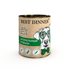 Бест Диннер High Premium консервы для собак, натуральный ягненок, 340 г