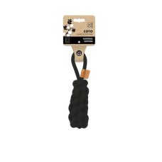 M-PETS Игрушка для собак СОТО перетяжка, 22 см, цвет черный