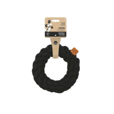 M-PETS Игрушка для собак Black Ring СОТО кольцо, 18 см, цвет черный