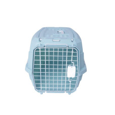M-PETS Контейнер-переноска CORSA для животных до 4,5 кг, цвет голубой, 47,5x32x26 см