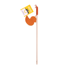 Моськи-Авоськи Игрушка-дразнилка Утка, на резинке 70 см, оранжевая