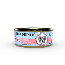 Бест Диннер консервы для собак Gastro Intestinal Exclusive Vet Profi, ягненок с сердцем, 100 г