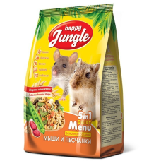 Корм Happy Jungle для мышей и песчанок, 400 г 