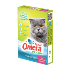 Омега Neo+ для кастрированных кошек, таблетки, № 90