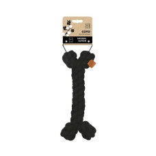 M-PETS Игрушка для собак СОТО косточка, 30 см, цвет черный
