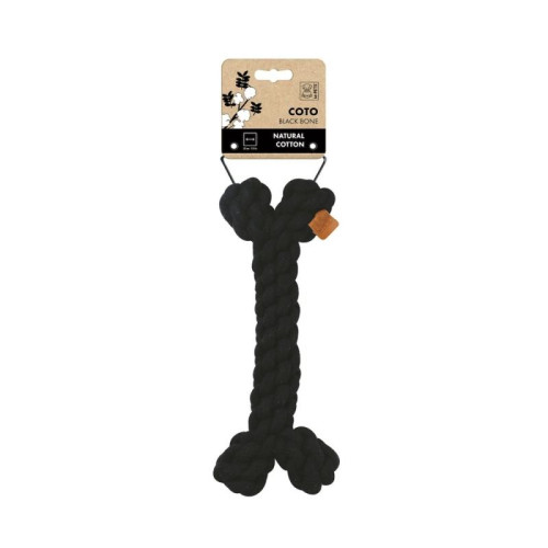 M-PETS Игрушка для собак СОТО косточка, 30 см, цвет черный
