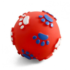 Игрушка виниловая пищащая "Мяч", 6 см