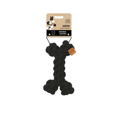 M-PETS Игрушка для собак СОТО косточка 19 см, цвет черный