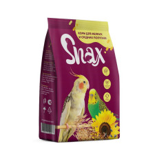 Корм Snax для мелких и средних попугаев, 500 г
