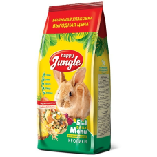 Корм Happy Jungle для кроликов, 900 г