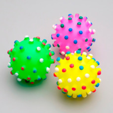 Игрушка для собак виниловая мяч "Бактерия", 7 см