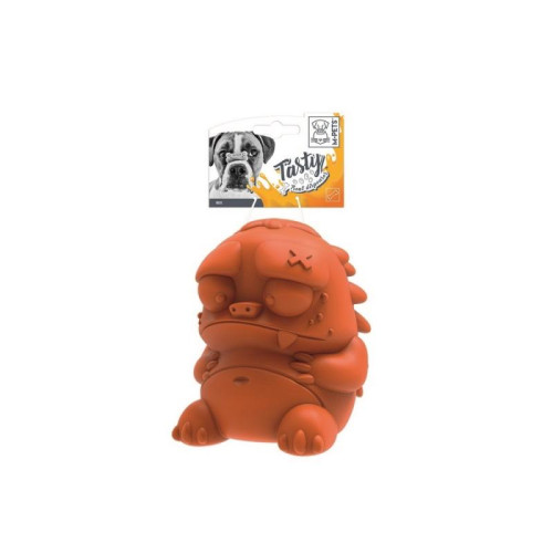 M-PETS Игрушка для собак Зомбик с дозатором угощений, цвет оранжевый