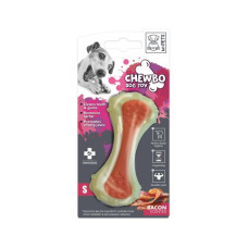 M-PETS Игрушка для собак CHEWBO Кость, с ароматом бекона, нейлон, размер S, 10,4 см