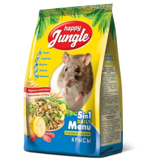 Корм Happy Jungle для декоративных крыс, 400 г