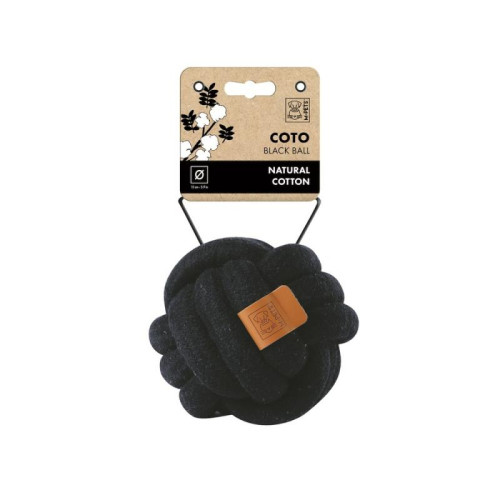 M-PETS Игрушка для собак СОТО мяч 15 см, цвет черный