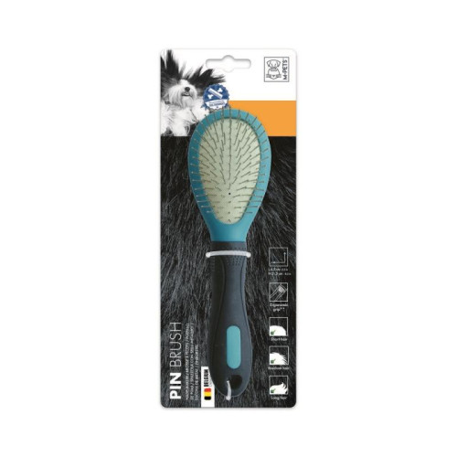 M-PETS Расческа массажная Pin Brush, 6,5x21,5 см