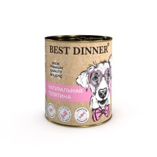 Бест Диннер консервы для собак High Premium, натуральная телятина, 340 г