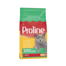PROLINE сухой корм для кастрированных котов и стерилизованных кошек, с курицей, 1,2 кг