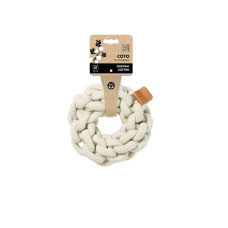 M-PETS Игрушка для собак СОТО кольцо, 13 см, цвет белый