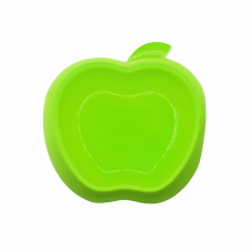 Миска для животных Моськи-Авоськи яблоко 500 мл, зеленая