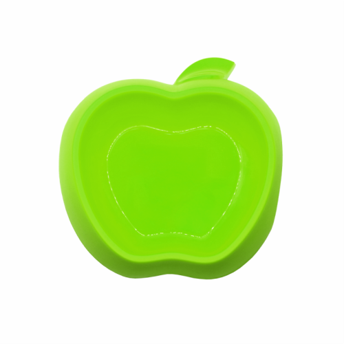 Миска для животных Моськи-Авоськи яблоко 500 мл, зеленая