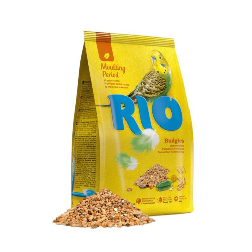 Корм RIO для волнистых попугайчиков в период линьки, 1 кг