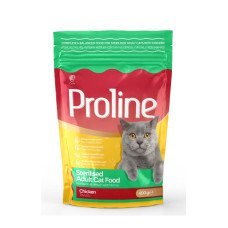 PROLINE сухой корм для кастрированных котов и стерилизованных кошек, с курицей, 400 г