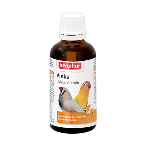 Витамины Vinka для птиц, укрепление иммунитета, 50 мл