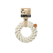 M-PETS Игрушка для собак  White Ring СОТО кольцо, 18 см, цвет белый